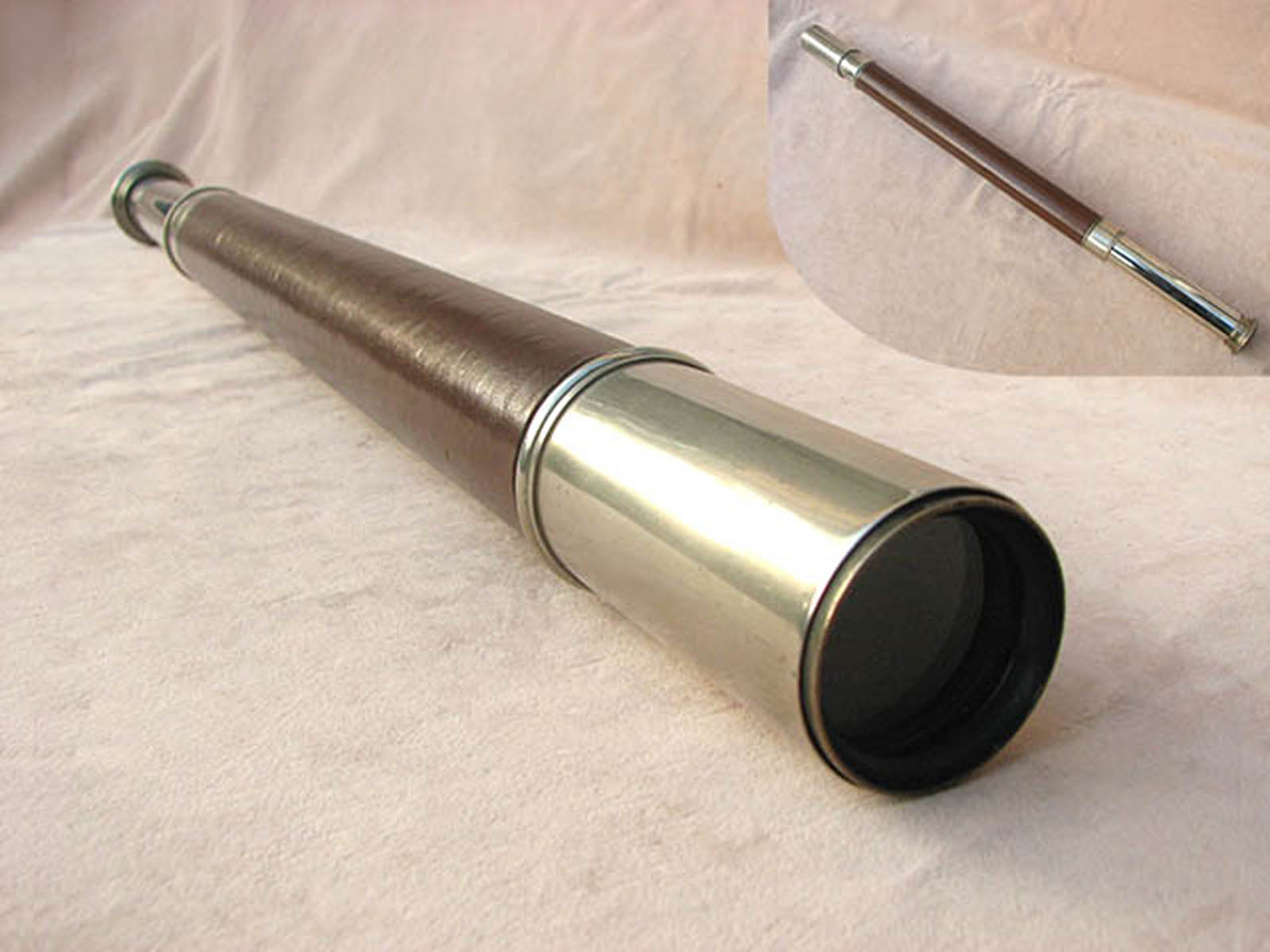 WW2 Henry Hughes & Son Officer of the Watch telescope owned by Lieutenant Grey DSC